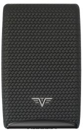 Credit Card Case FAN Leather by TRU VIRTUÂ® (Color: Diagonal Carbon Black)